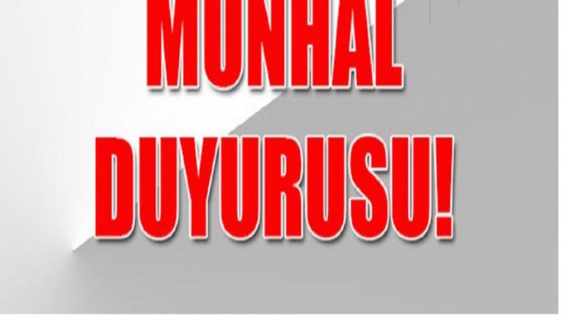 >>> Okulumuzda Münhal Durumda Atölye Şeflik Başvuru Duyurusu !